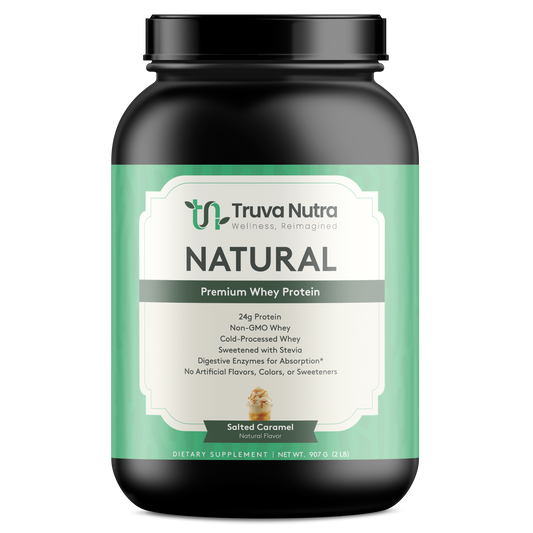 2lb Whey Natural Salted Caramel – 28 servings