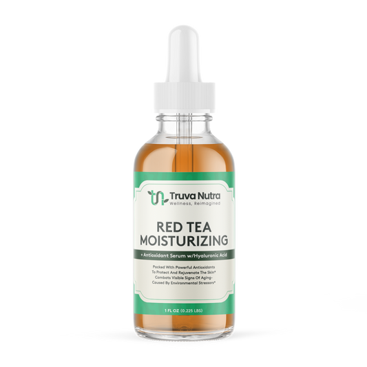 Red Tea Moisturizing + Antioxidant Serum w/Hyaluronic Acid, USA Made