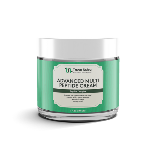 Advanced Multi Peptide Cream (Peptide Complex), USA Made, Clean & Vegan